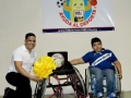 ENTREGA DE SILLA DE RUEDAS DEPORTIVA